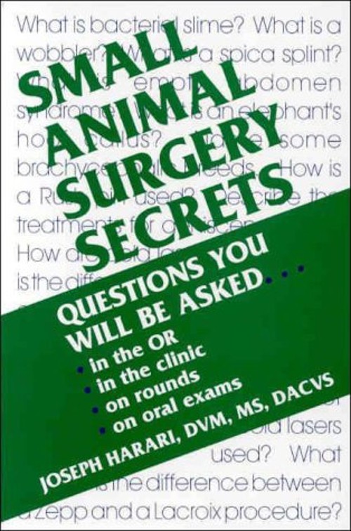Small Animal Surgery Secrets Paperback Joseph Harari