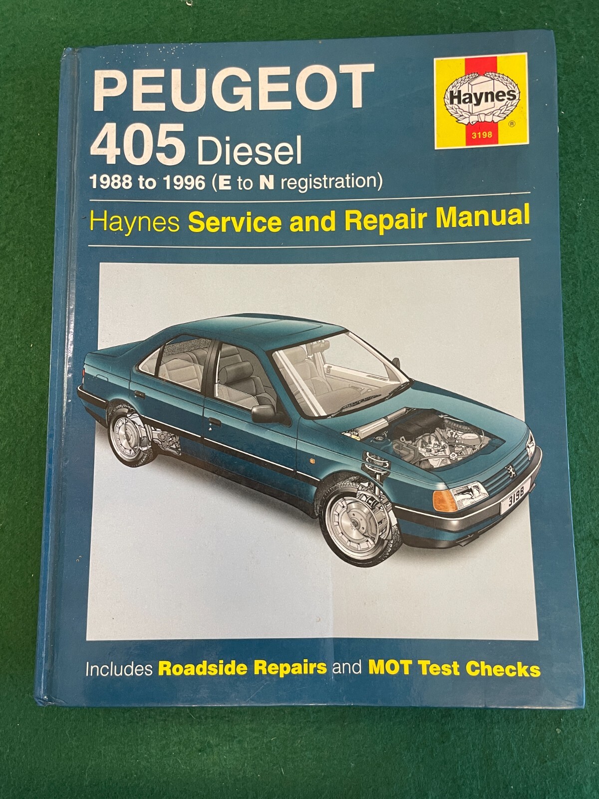 HAYNES PEUGEOT 405 DIESEL SERVICE & REPAIR MANUAL HARDBACK 3198