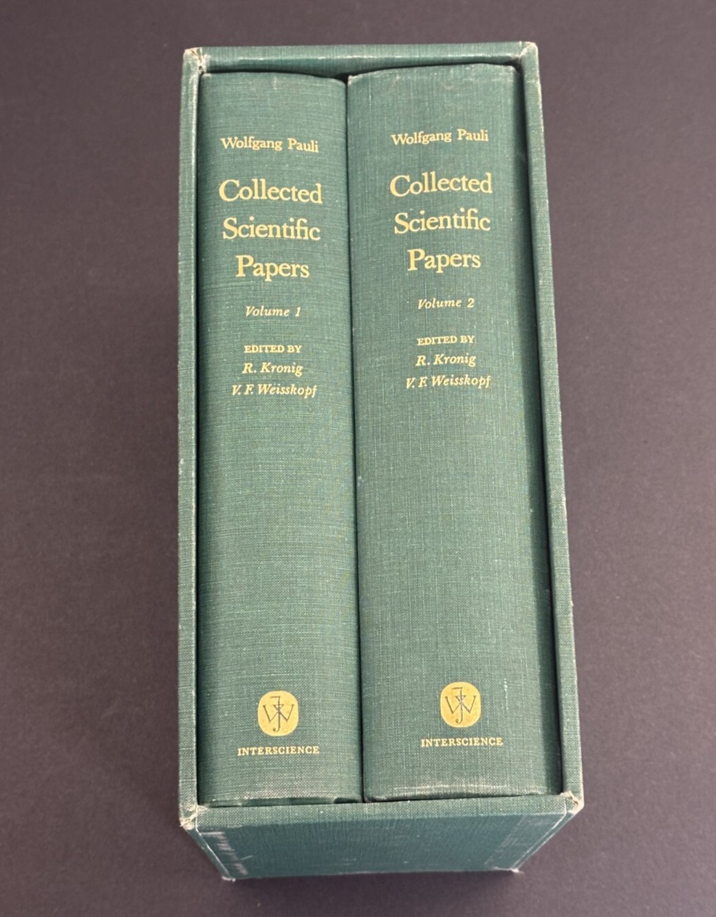 COLLECTED SCIENTIFIC PAPERS BY WOLFGANG PAULI