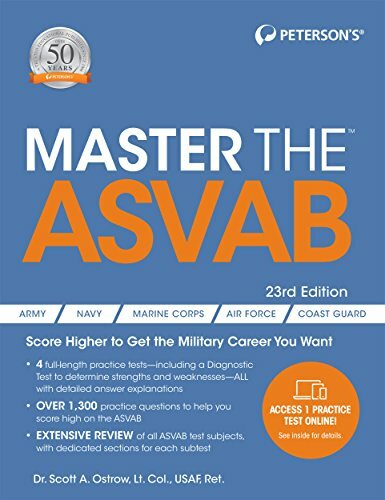 Master the ASVAB (Master the Asvab (Book Only)), Peterson’s 978076894241.+