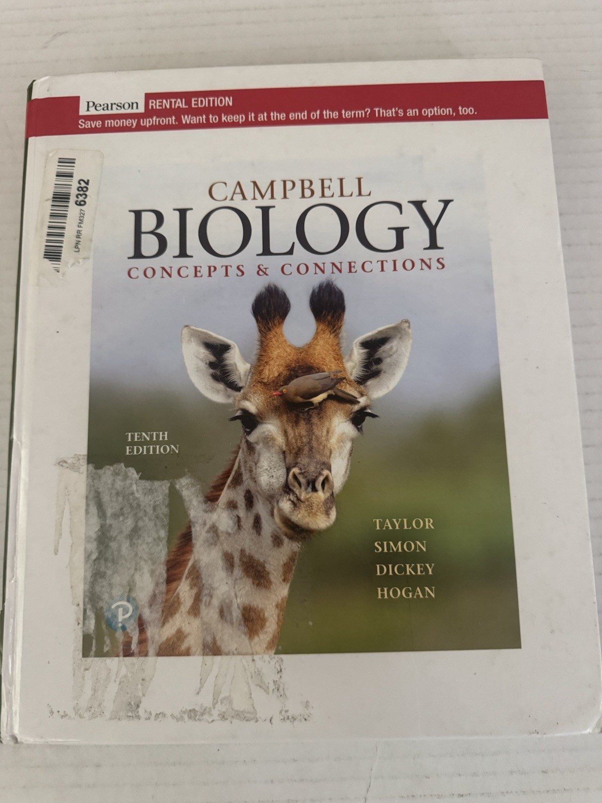 Pearson Campbell Biology: Concepts & Connections 10th Rental Ed ( Paid Off )