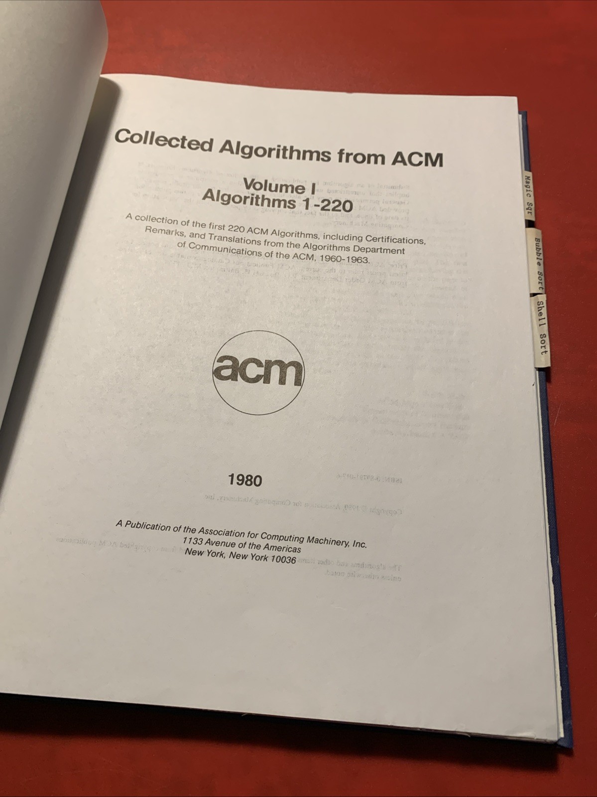 Collected Algorithms From ACM, Vol. 1&2: Algorithms 1-492. 1988