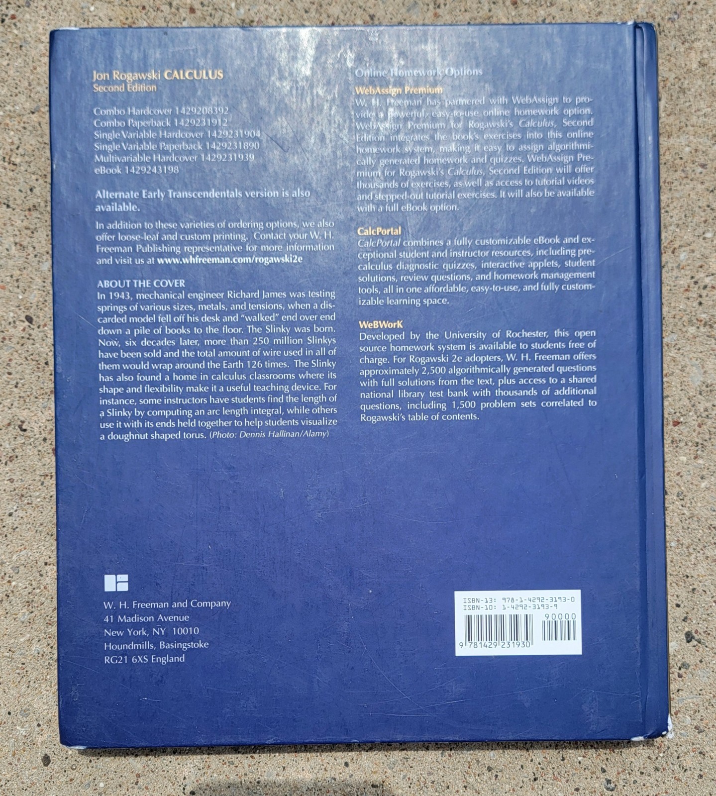 Multivariable Calculus by Jon Rogawski (2011, Hardcover)