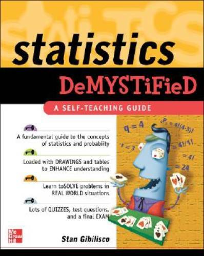 Statistics Demystified – Paperback By Stan Gibilisco – GOOD