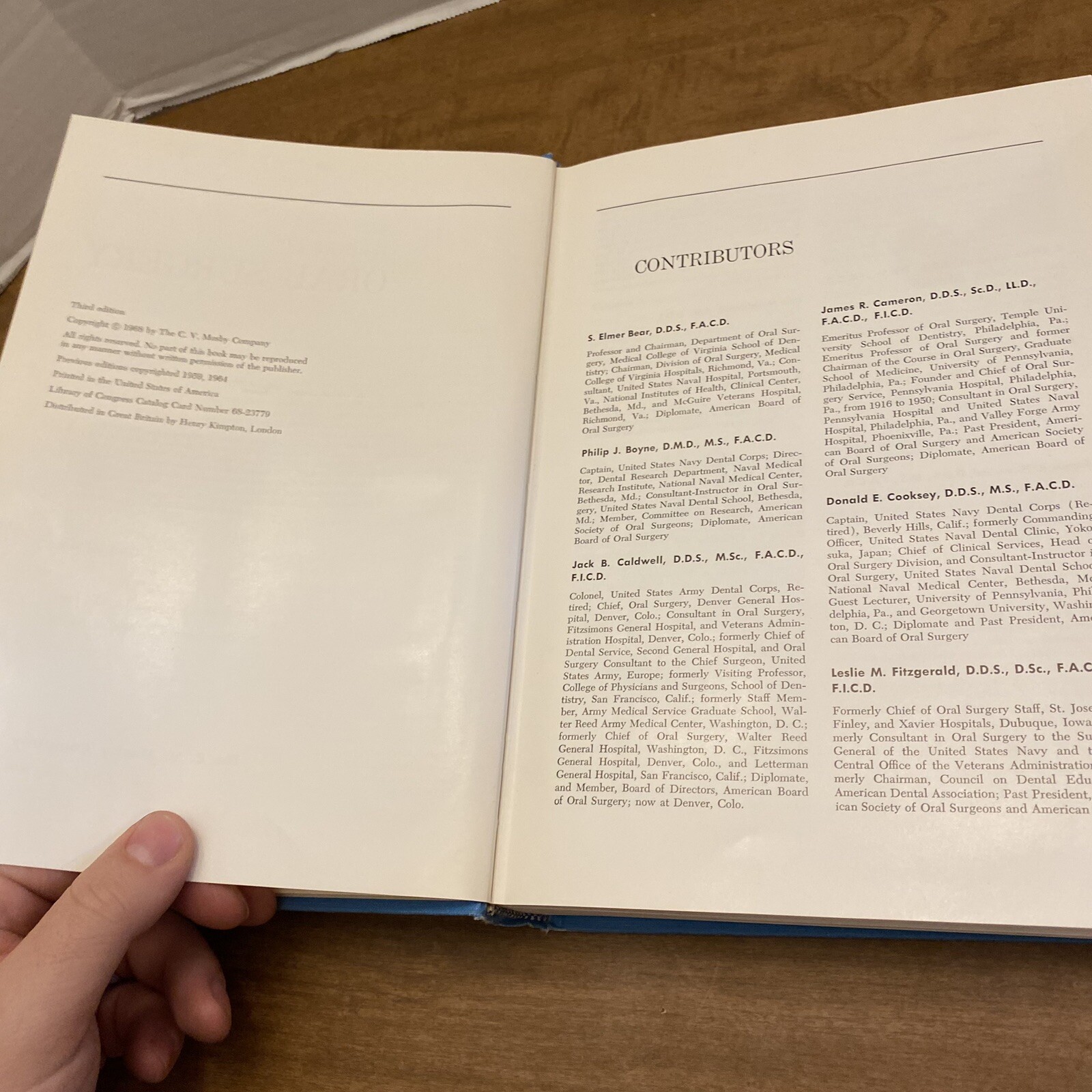 Textbook of Oral Surgery by Gustav O. Kruger (Hardcover) 3rd Edition 1968
