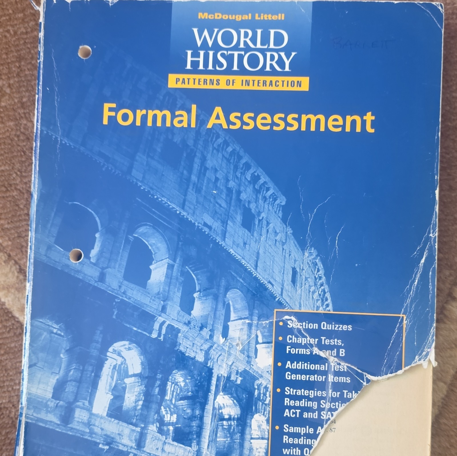 McDougal Littell World History: Patterns of Interaction PB 2005 Illustrated ISBN