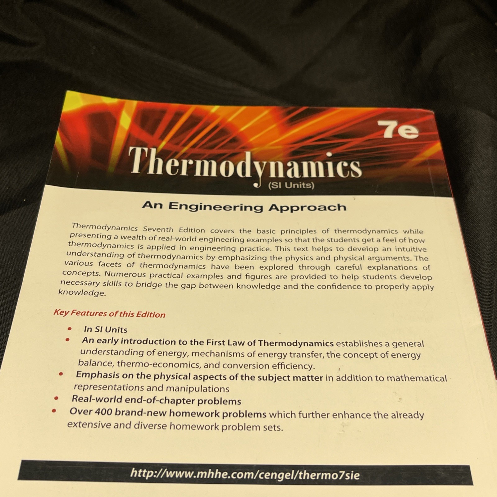 THERMODYNAMICS AN ENGINEERING APPROACH(SI UNITS) By Yunus A. Michael A. Boles
