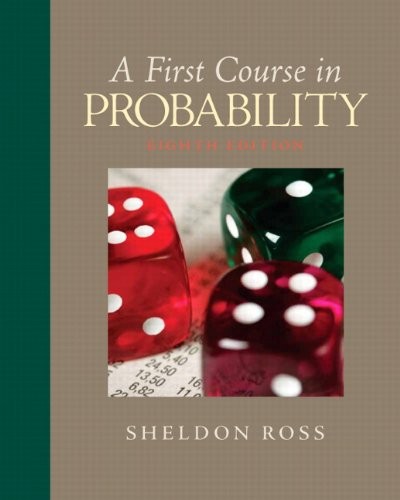 A FIRST COURSE IN PROBABILITY (8TH EDITION) By Sheldon Ross – Hardcover *VG+*