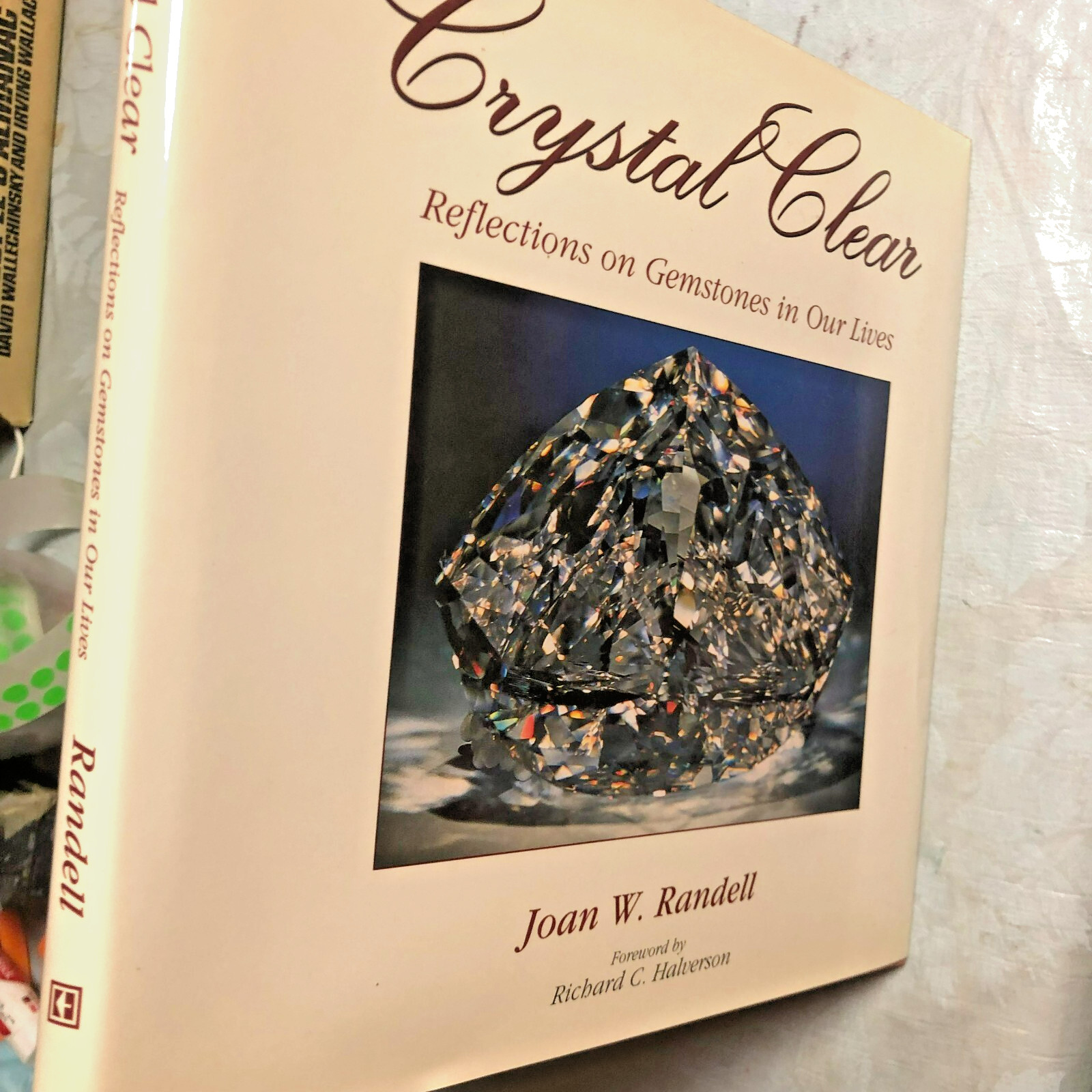 RARE SIGNED 1ST EDITION! Crystal Clear by Joan Randell (1995, Hardcover) FINE DJ
