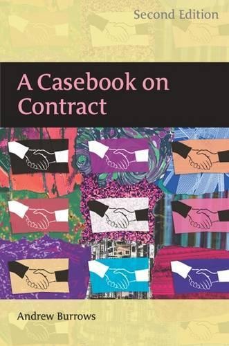 A Casebook on Contract by Burrows, Andrew Paperback Book The Fast Free Shipping
