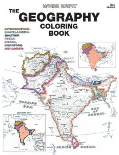 Geography Coloring Book (3rd Edition) – Paperback By Kapit, Wynn – GOOD