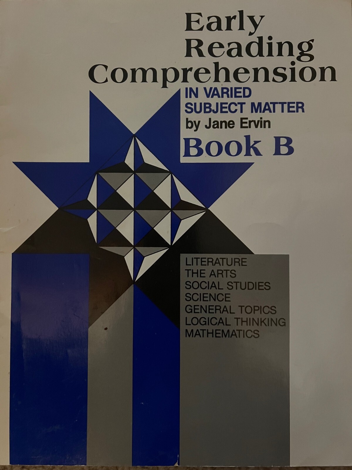 Early Reading Comprehension: In Varied Subject Matter Book B -Paperback with key