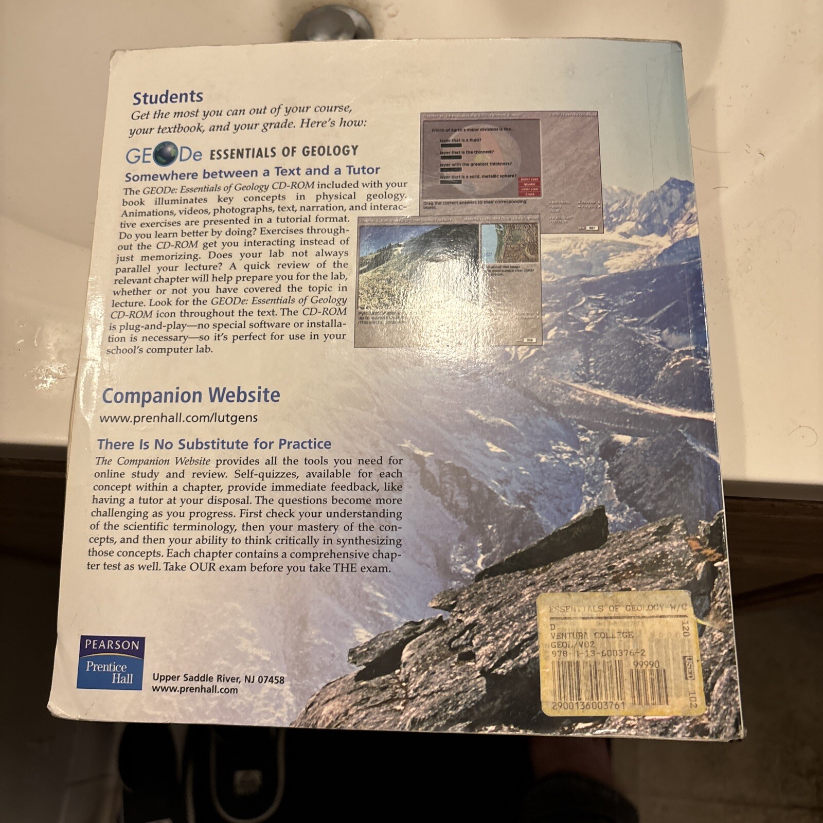 Essentials of Geology (10th Edition) – Paperback By Lutgens, Frederick K. – GOOD