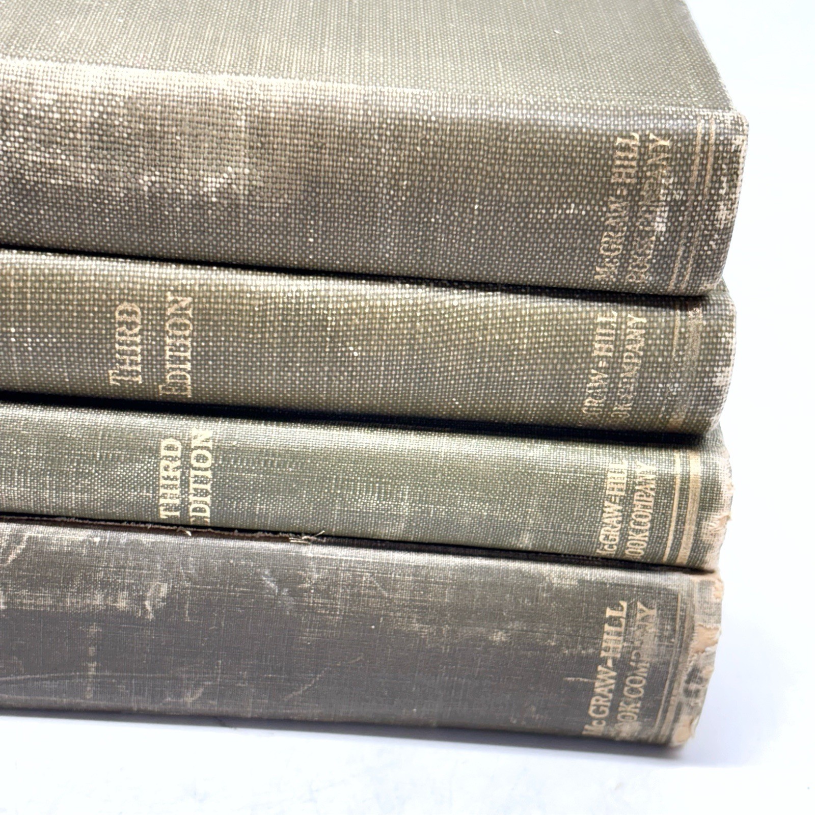 McGraw Hill Chemical Engineering Series Lot Of 4 Hardcover Various Titles Vtg