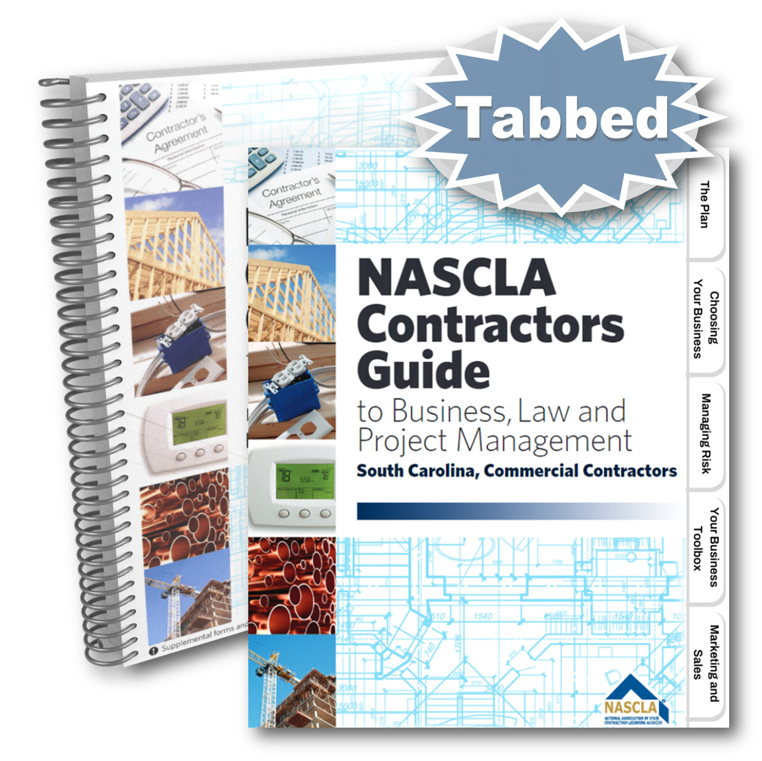 Pre-Tabbed NASCLA South Carolina Commercial Contra 9th Edition Spiralbound