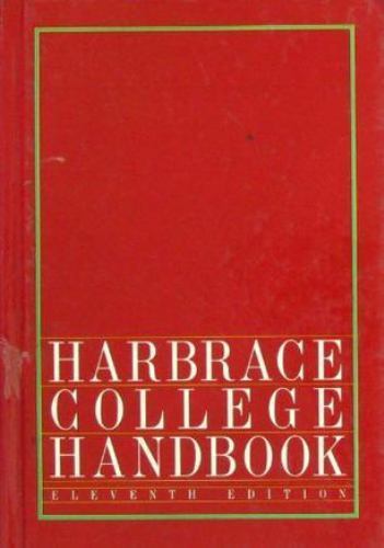 Harbrace College Handbook – 0155318624, John C Hodges, hardcover