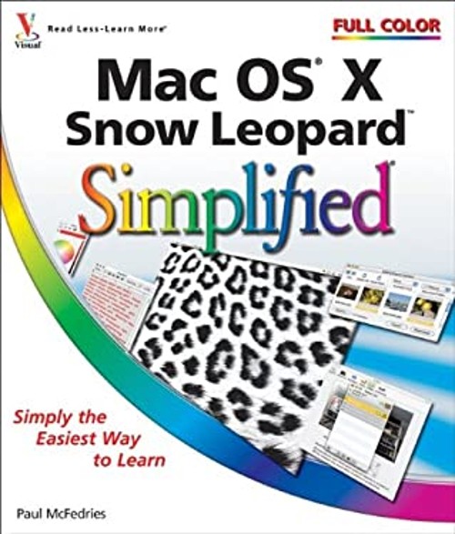 Mac OS X Snow Leopard Simplified Paperback Paul McFedries