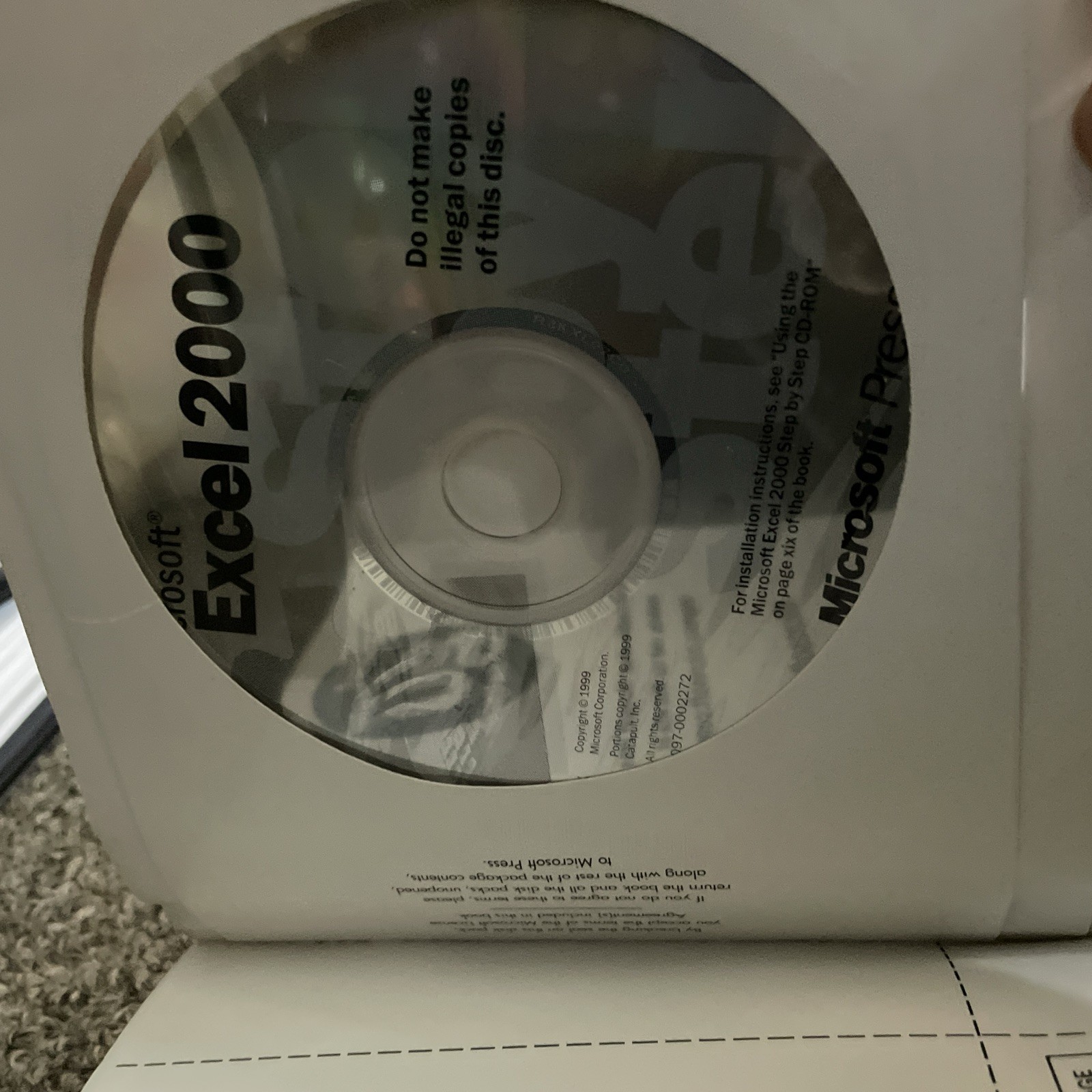 Microsoft Excel 2000 Step by Step Catapult 1999 Microsoft Press CD-ROM Included