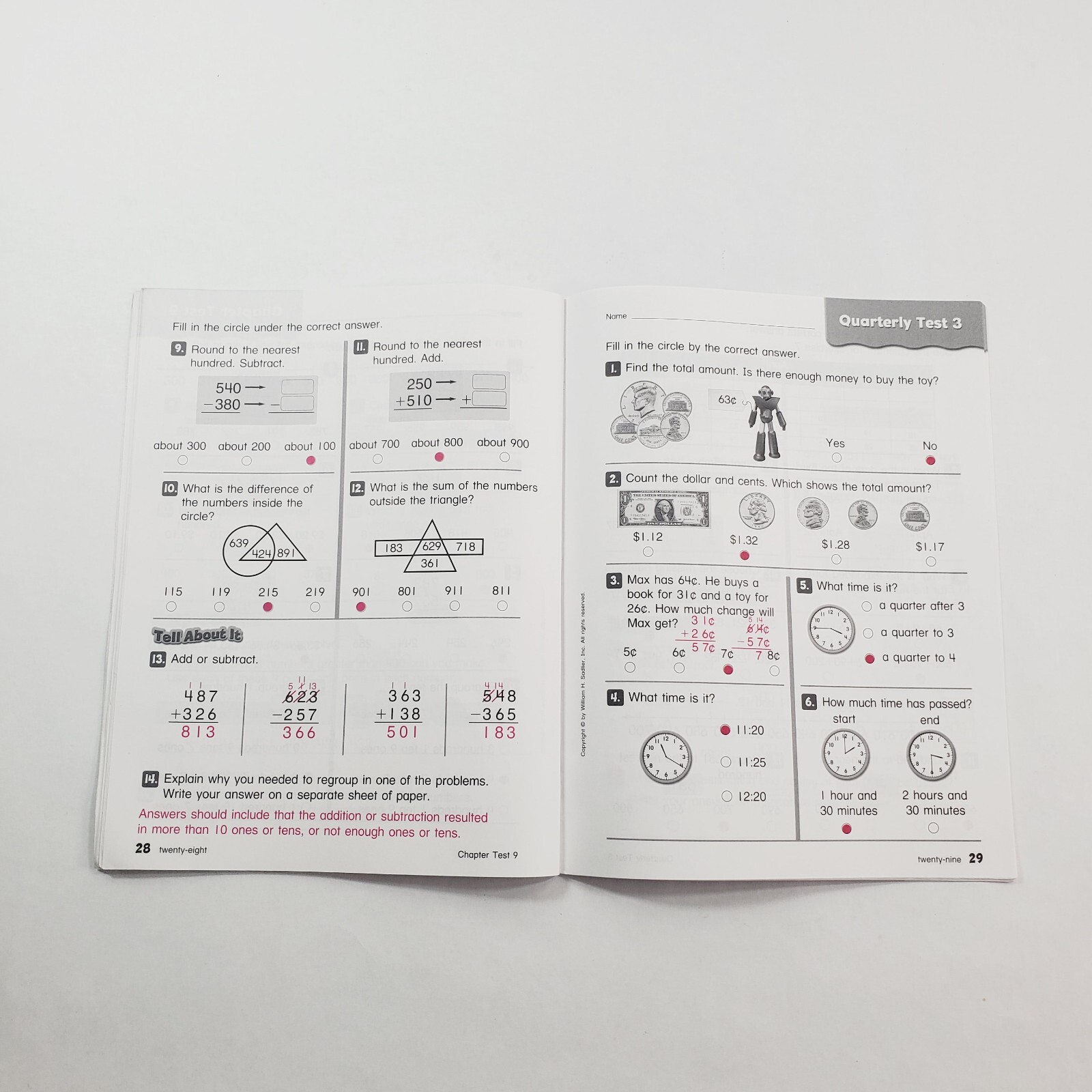 Progress In Mathematics Grade 2 Student Test Booklet Teacher’s Edition