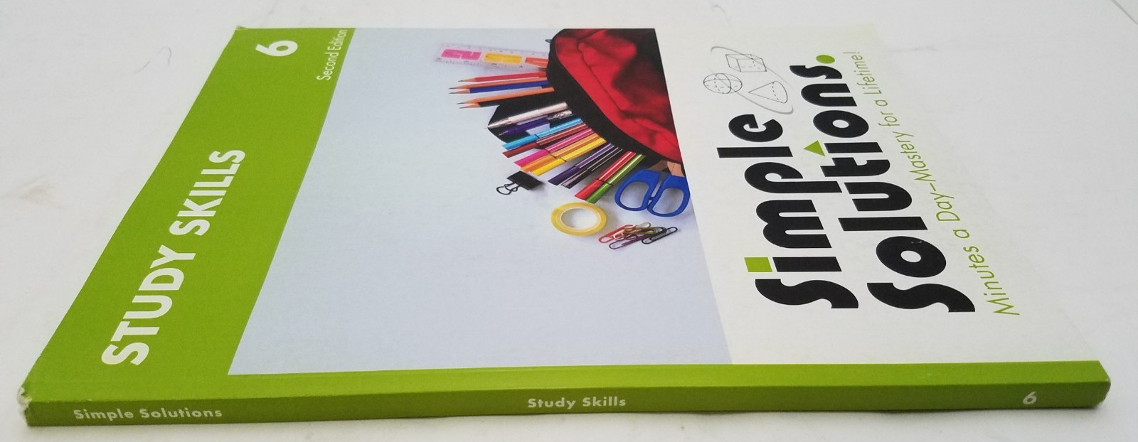 Simple Solutions Study Skills 2nd Ed. Grade 6-9781608734856