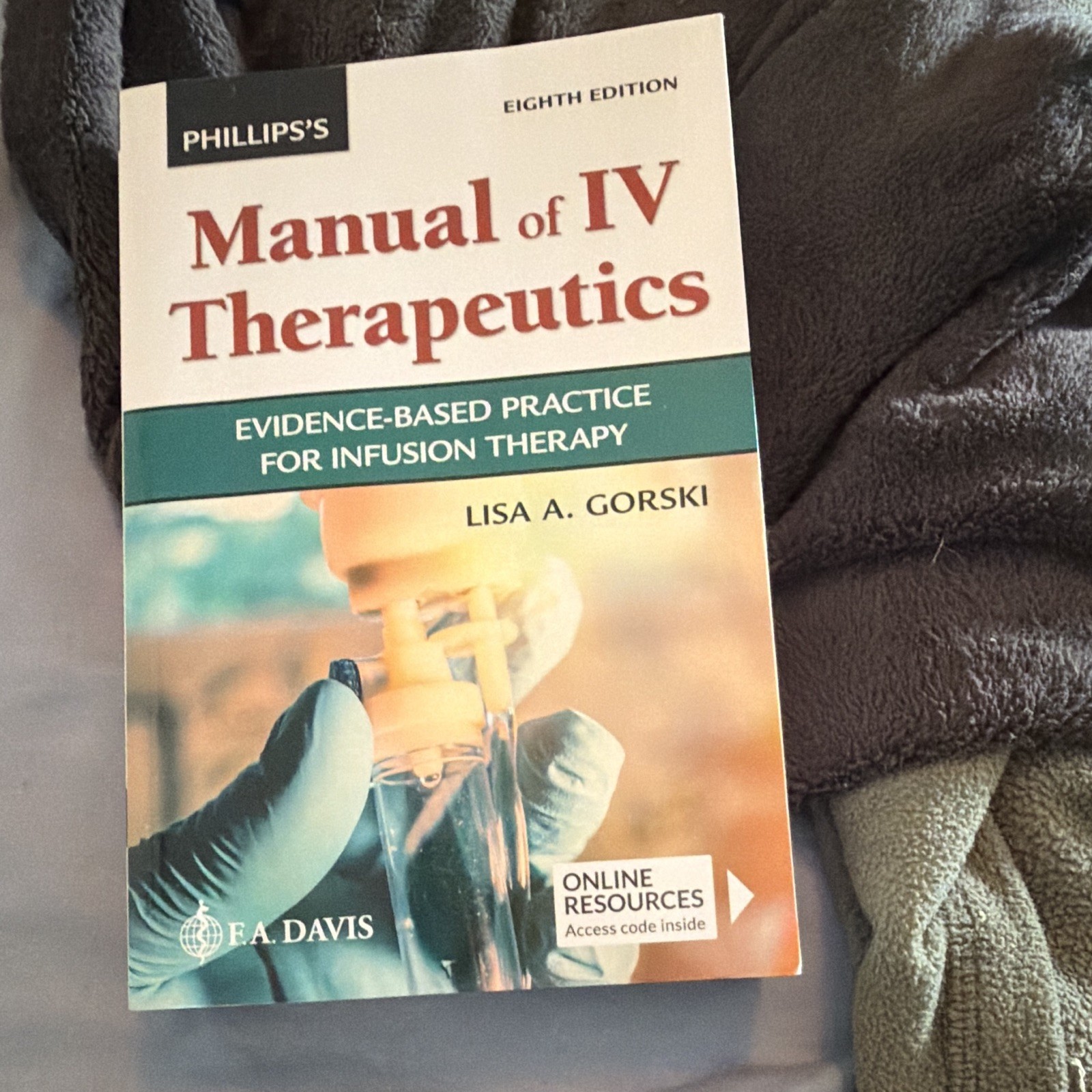 F.A. Davis Phillips’s Manual of IV Therapeutics 8th Ed Paperback Gorski