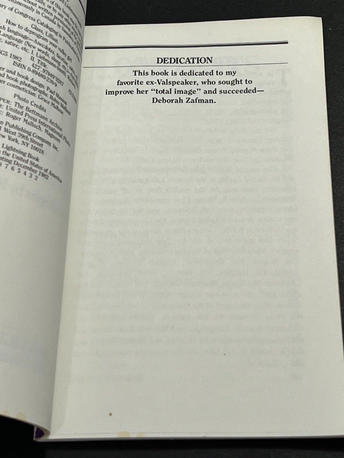 1982 “How To Deprogram Your Valley Girl” Paperback Book by Dr Lillian Glass