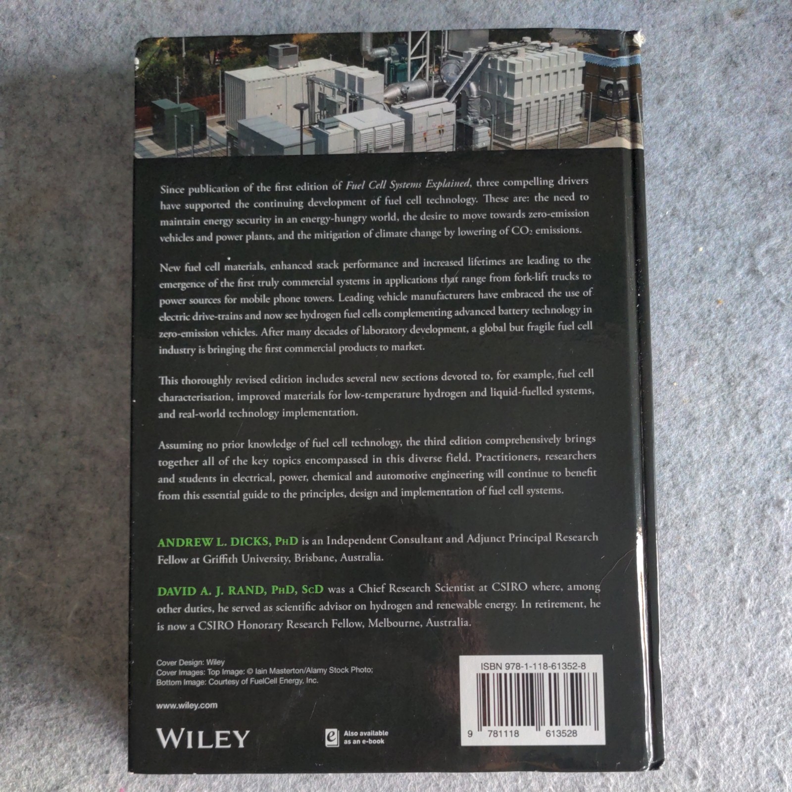 FUEL CELL SYSTEMS EXPLAINED 3RD EDITION (Hardback) (9781118613528)