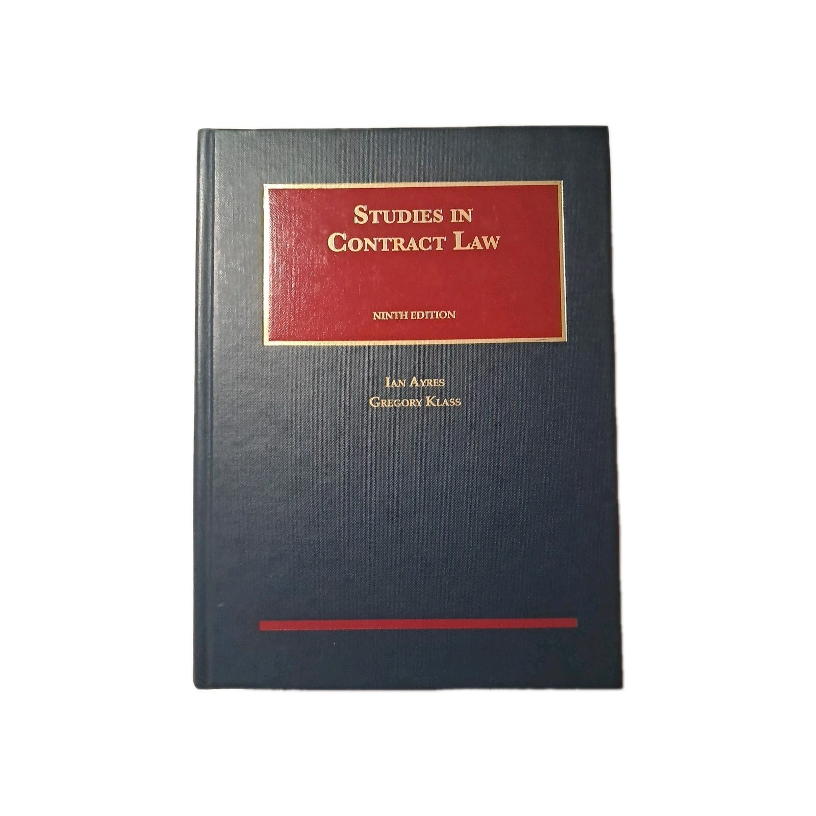 Studies in Contract Law Ian Ayers /Gregory Klass 9th Edition Hardcover 2017