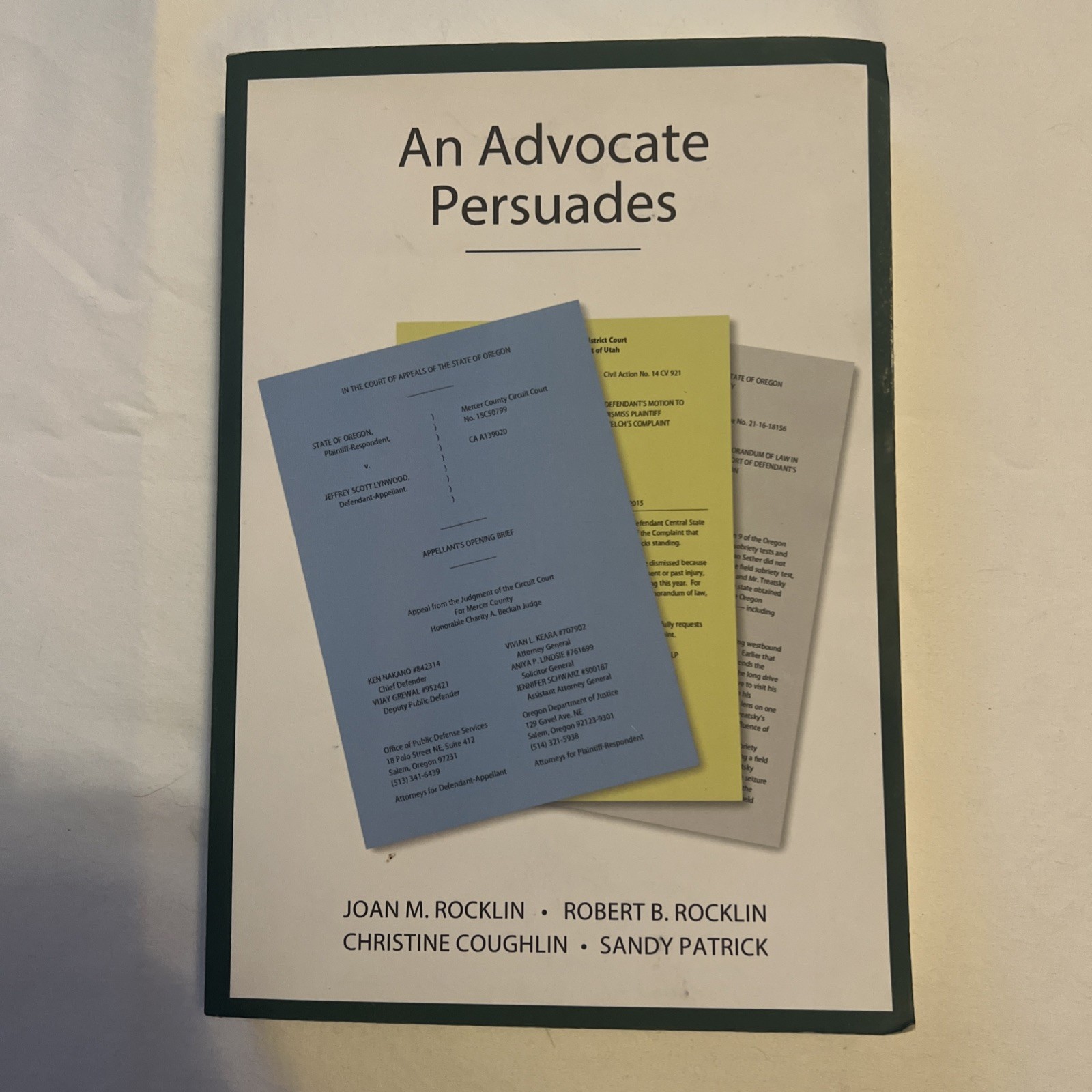 An Advocate Persuades 2016 2015034438 First Rocklin