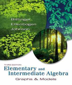 Elementary and Intermediate – Hardcover, by Bittinger Marvin L.; – Acceptable n