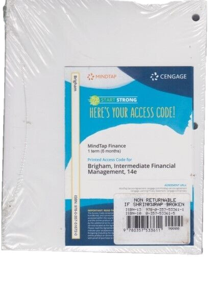 Intermediate Financial Management 14th Ed. With Access Code