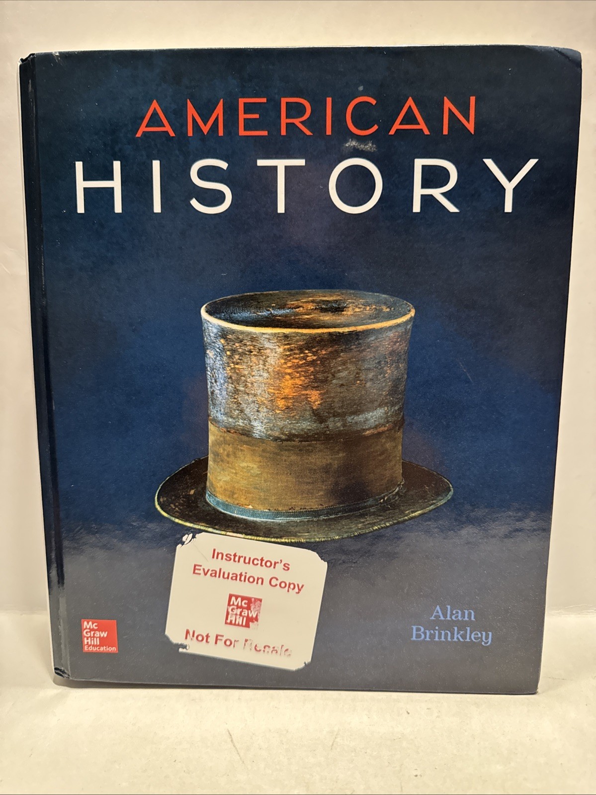 American History: Instructor’s Evaluation Copy by Brinkley, Alan GOOD