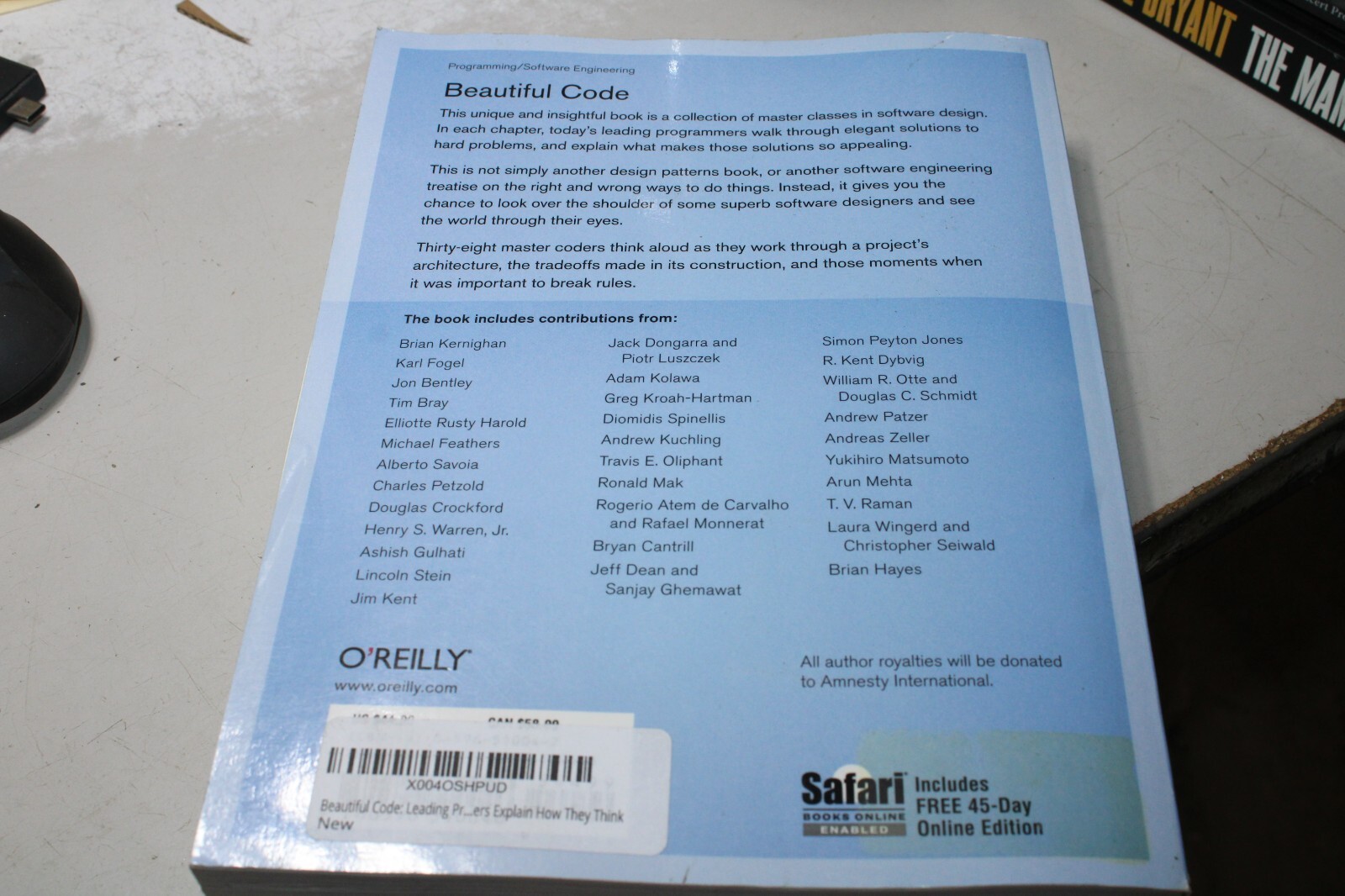 Andy Oram Beautiful Code (Paperback) Theory in Practice (O’Reilly)