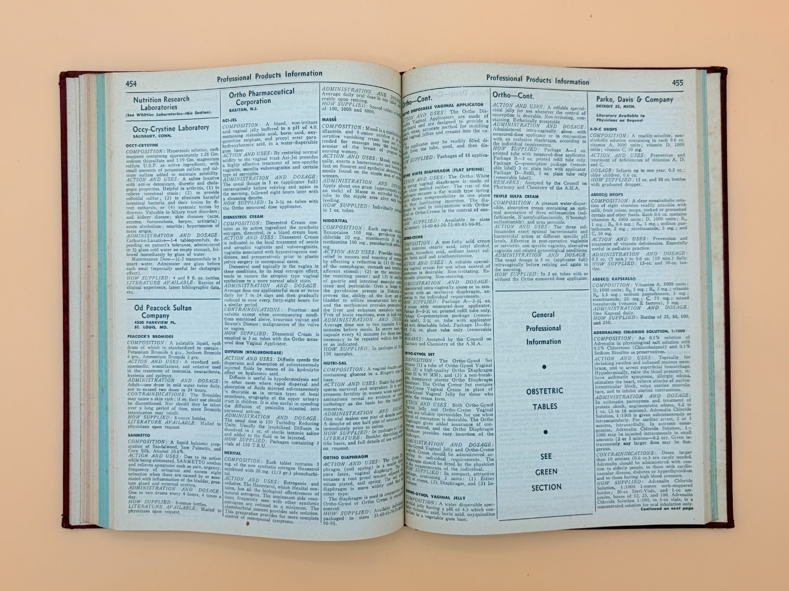 Physicians Desk Reference 1950 Medical Economics HC Drug Pharmacology Book