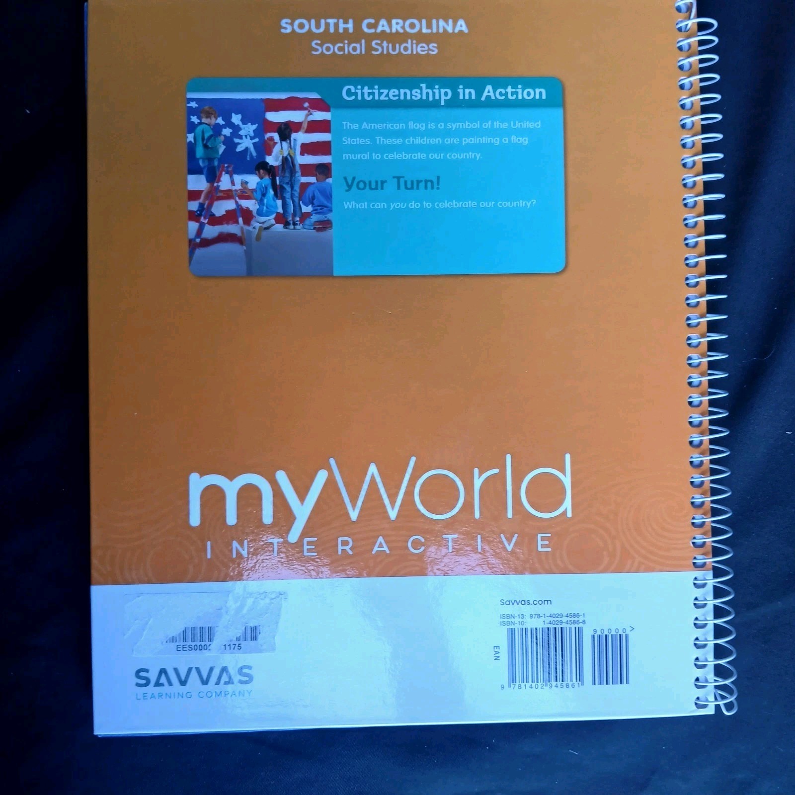 Grade 1 My World Social Studies South Carolina Teacher’s Edition