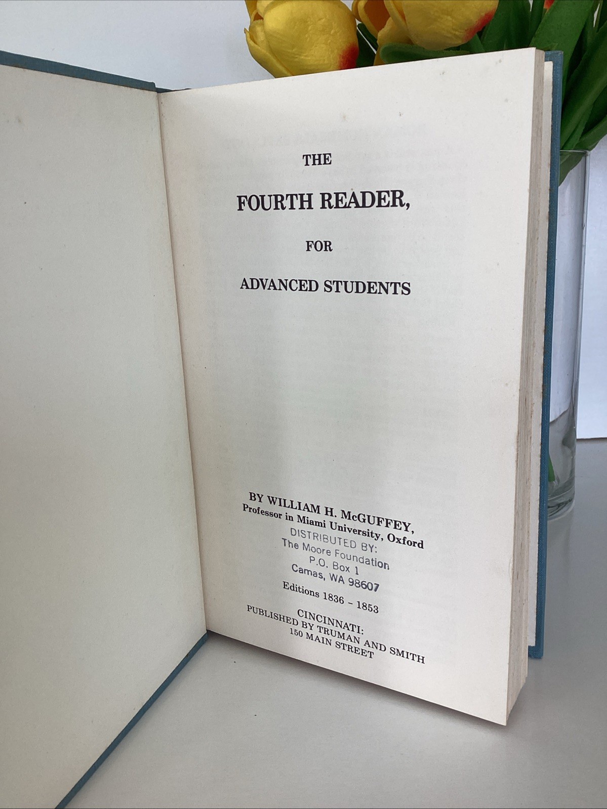 Moore McGuffey Readers Second Third Fourth Reader Books Hardcover Set of 3